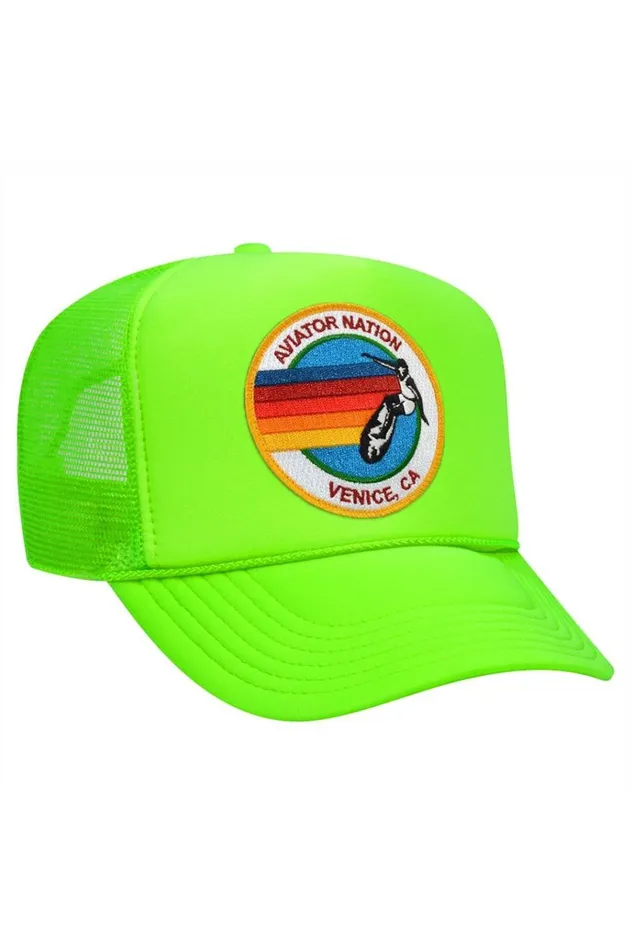 Women Trucker Hats Aviator Nation AVIATOR NATION TRUCKER HAT Women Trucker Hats Aviator Nation AVIATOR NATION TRUCKER HAT