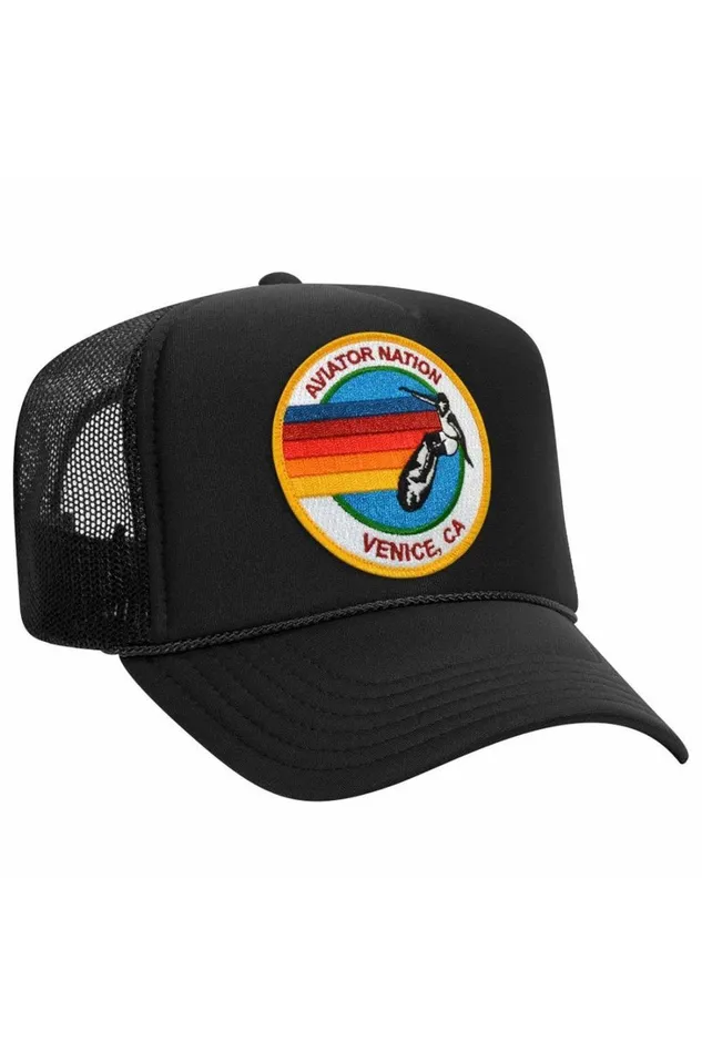 Women Trucker Hats Aviator Nation AVIATOR NATION TRUCKER HAT Women Trucker Hats Aviator Nation AVIATOR NATION TRUCKER HAT