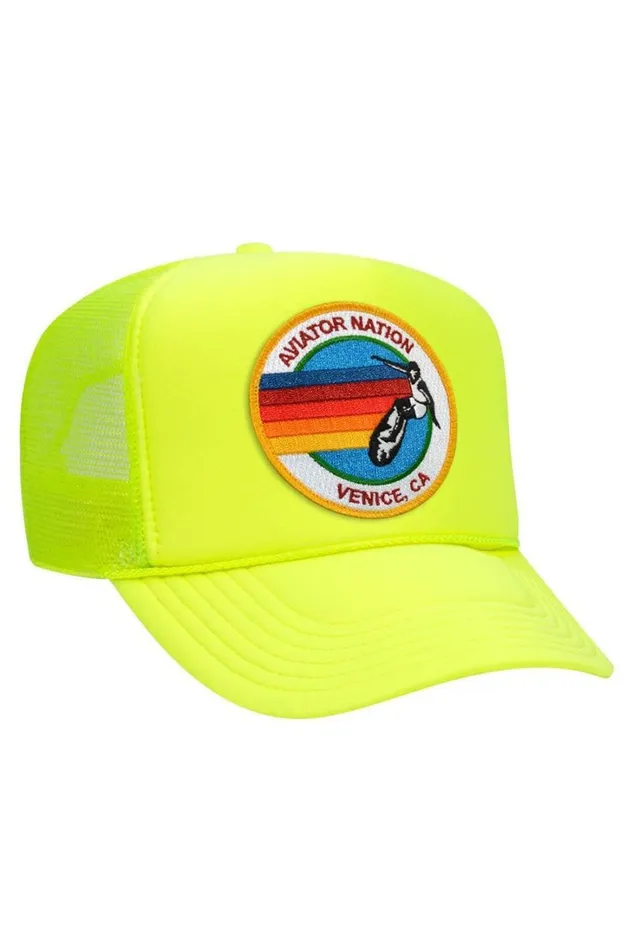 Women Trucker Hats Aviator Nation AVIATOR NATION TRUCKER HAT Women Trucker Hats Aviator Nation AVIATOR NATION TRUCKER HAT
