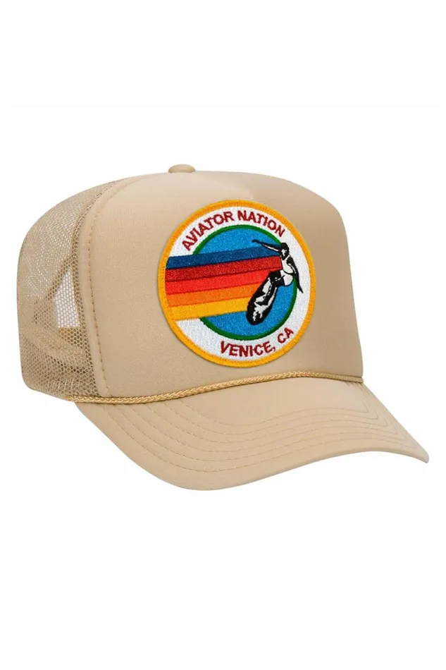 Women Trucker Hats Aviator Nation AVIATOR NATION TRUCKER HAT Women Trucker Hats Aviator Nation AVIATOR NATION TRUCKER HAT