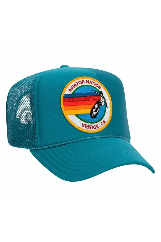Women Trucker Hats Aviator Nation AVIATOR NATION TRUCKER HAT Women Trucker Hats Aviator Nation AVIATOR NATION TRUCKER HAT