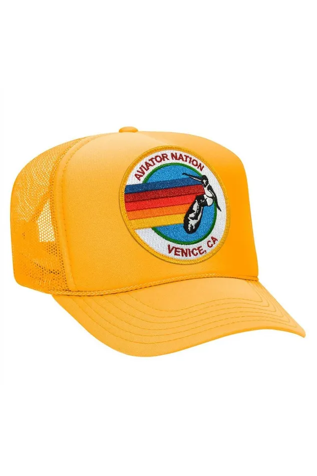 Women Trucker Hats Aviator Nation AVIATOR NATION TRUCKER HAT Women Trucker Hats Aviator Nation AVIATOR NATION TRUCKER HAT
