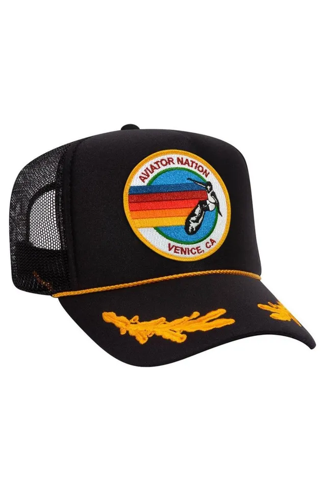 Women Trucker Hats Aviator Nation AVIATOR NATION TRUCKER HAT Women Trucker Hats Aviator Nation AVIATOR NATION TRUCKER HAT