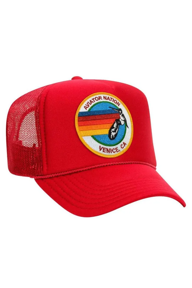 Women Trucker Hats Aviator Nation AVIATOR NATION TRUCKER HAT Women Trucker Hats Aviator Nation AVIATOR NATION TRUCKER HAT