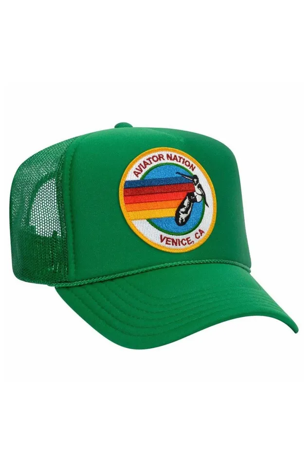 Women Trucker Hats Aviator Nation AVIATOR NATION TRUCKER HAT Women Trucker Hats Aviator Nation AVIATOR NATION TRUCKER HAT