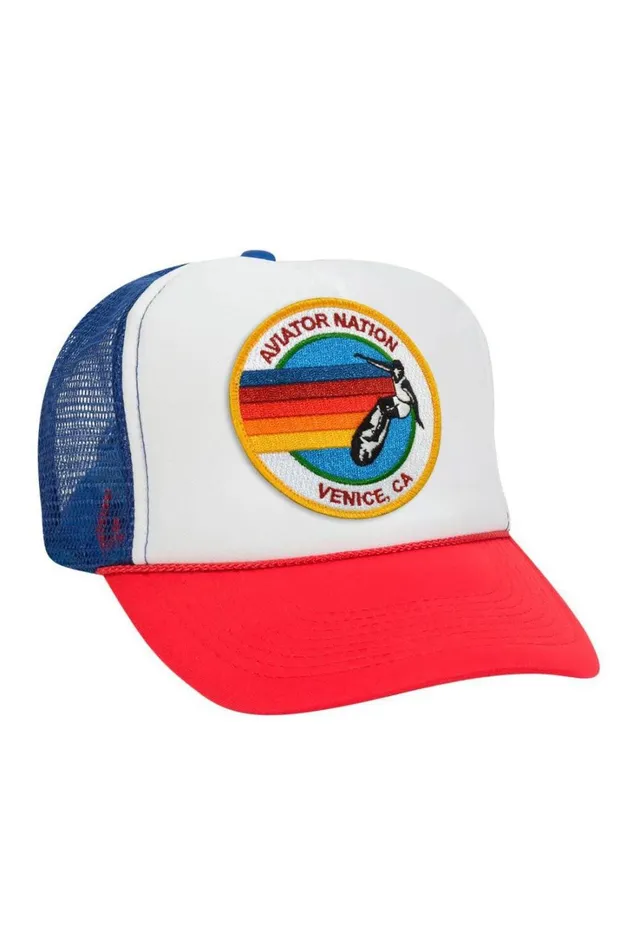 Women Trucker Hats Aviator Nation AVIATOR NATION TRUCKER HAT Women Trucker Hats Aviator Nation AVIATOR NATION TRUCKER HAT