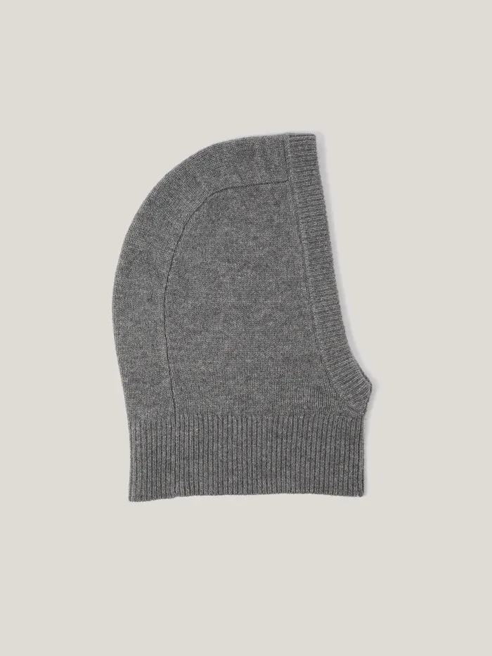 Women Wool Cashmere Blend Hooded Snood Grey Jigsaw Ponchos and Scarves