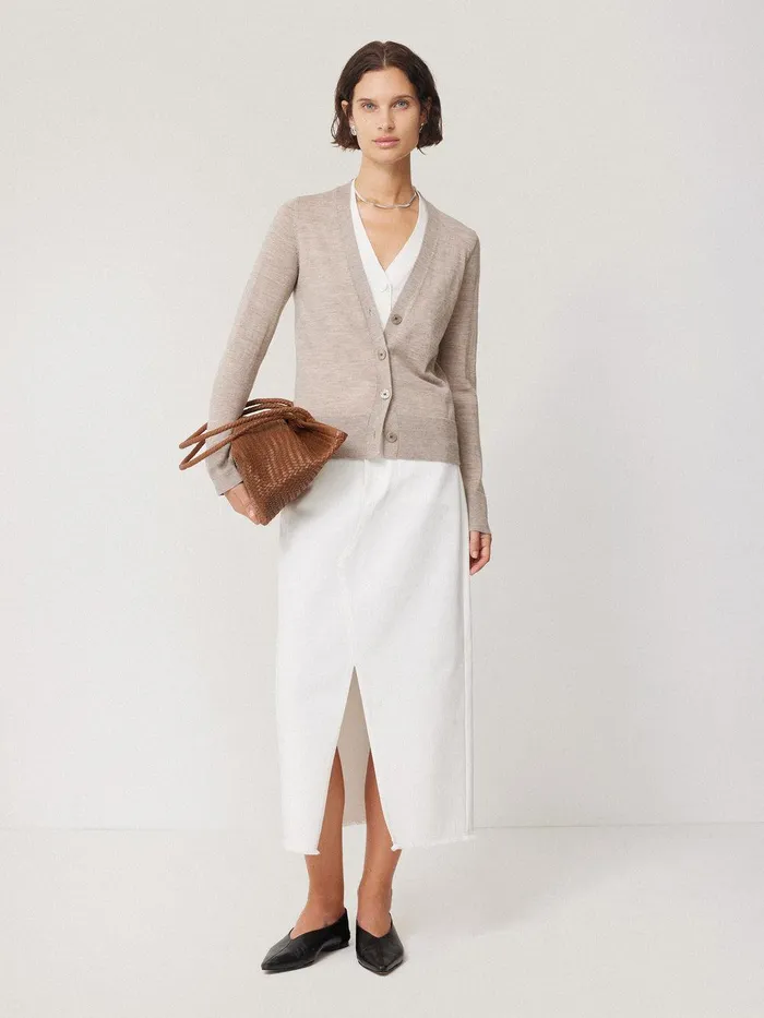 Women Woven Leather Tote Bag Tan Jigsaw Wallets and Card Holders