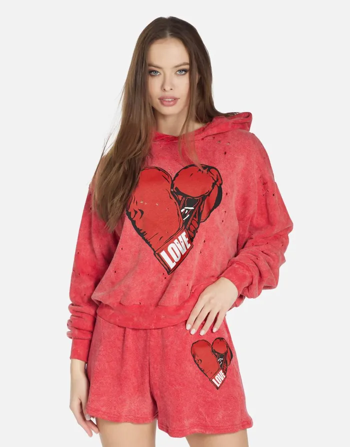 Yvette X Love Boxing Brick Women039s Lauren Moshi Hoodies